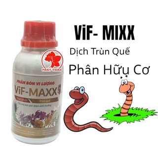 Phân Trùn Quế Minro VIF-MAX chai 100ml dạng lỏng hữu cơ tự nhiên tốt cho cây