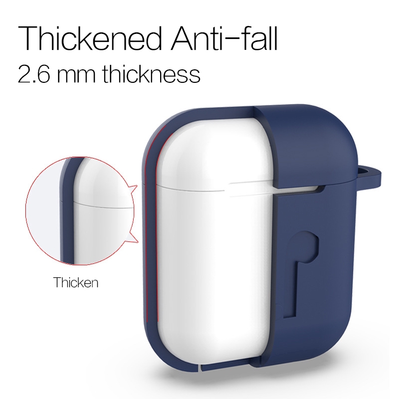 Vỏ bảo vệ hộp sạc tai nghe Airpods 1/2 | BigBuy360 - bigbuy360.vn