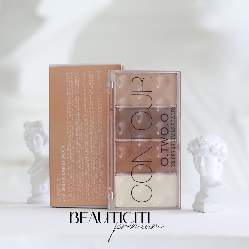 BẢNG PHẤN MÁ TẠO KHỐI MÁ HỒNG CONTOUR 4 Ô O.TWO.O | BigBuy360 - bigbuy360.vn