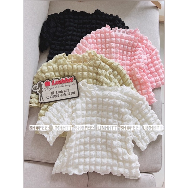 LOẠI 1 | ÁO CROPTOP XỐP CỔ TRÒN BASIC CO DÃN 4 CHIỀU ULZZANG