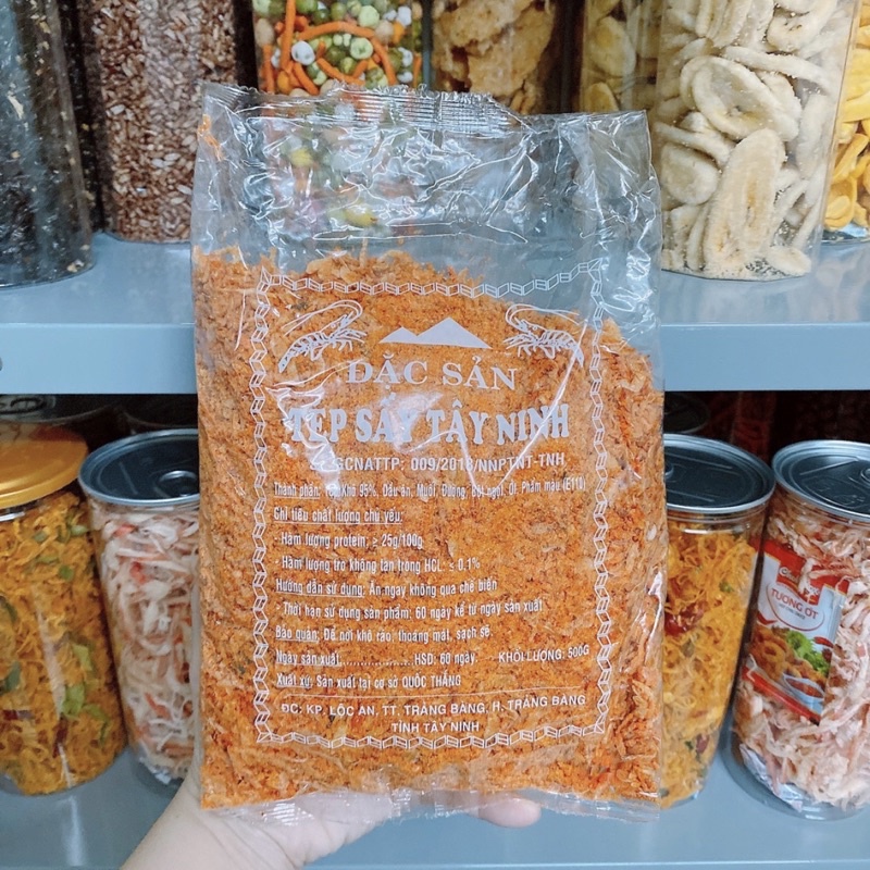 Tép Sấy Tây Ninh Làm Bánh Tráng 500 Gam