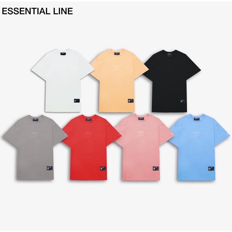 Áo thun tay ngắn cổ tròn TBO ESSENTIAL LINE thích hợp đi học, đi làm và đi chơi - TBO Brand chính hãng
