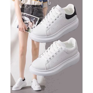 GIẦY SNEAKER TĂNG CHIỀU CAO 5cm,6cm DA TRẮNG