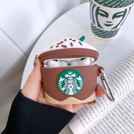 Vỏ bảo vệ hộp đựng tai nghe AirPods PRO / PRO Clone - Starbucks Frappuccino 3D - PRO