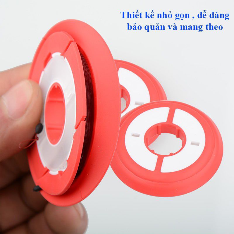 Trục câu cá Silicon cuốn thẻo, chuyên dụng không làm hư hại dâycâu đài,câu đơn pk-47(sản phẩm y hình)