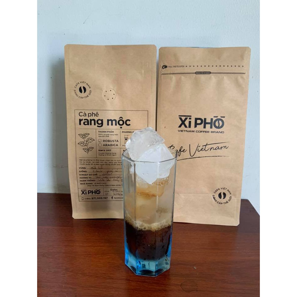 Cà phê rang mộc - Blend -  Xì Phố Cafe (500g)