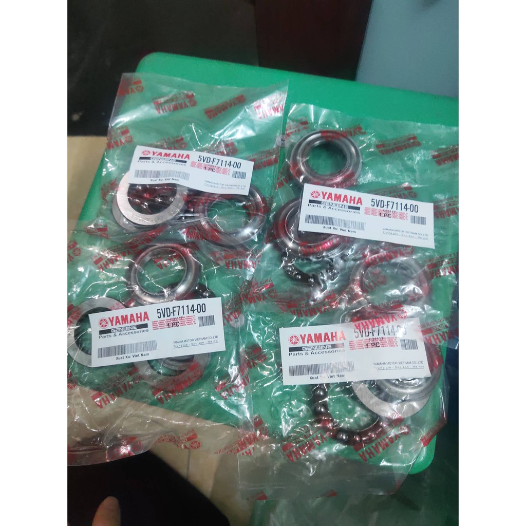 Bát phốt, chén cổ xe HONDA 6 chi tiết. Lắp cho tất cả dòng xe honda ,trừ xe lead 110 hàng cung cấp cho HONDA