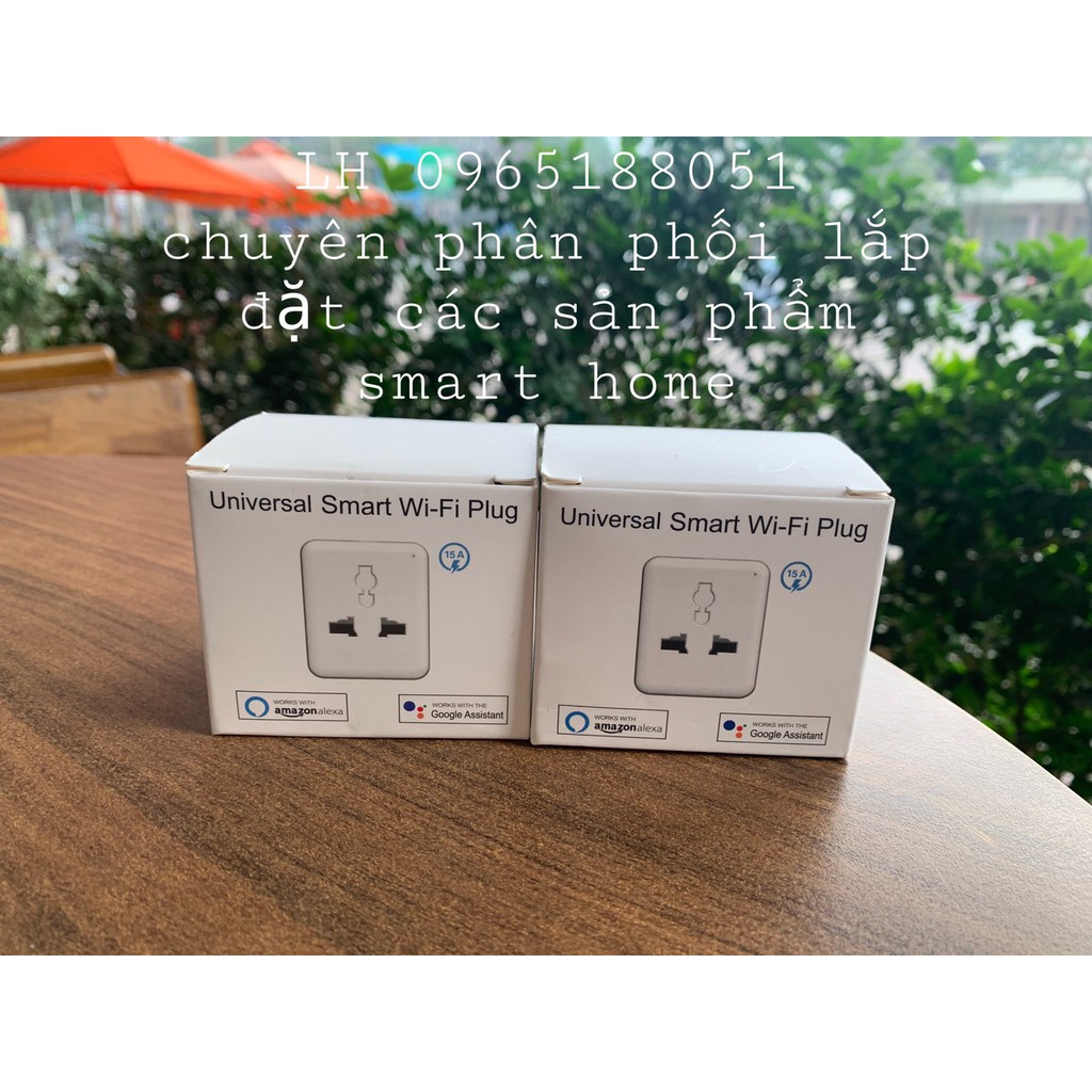 Ổ Cắm Wifi Thông Minh Tuya Smart Có Đo Điện Năng 2 Chân Điều Khiển Từ Xa Qua Điện Thoại Bật Tắt Thiết Bị Điện 3000W