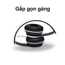 Tai nghe chụp tai cao cấp có khe thẻ nhớ Bluetooth P47  kèm cáp sạc