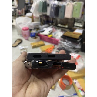 Ốp lưng sony XA1 dẻo đen chữ S Vân da