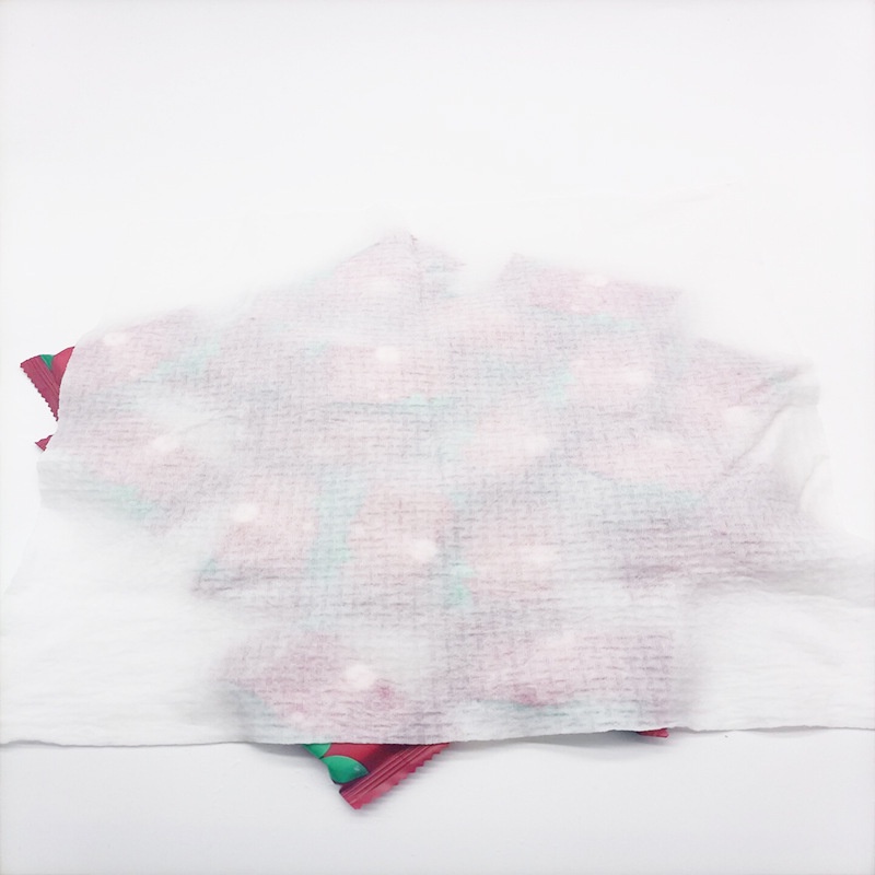 Khăn nén giấy ướt viên kẹo không mùi dùng 1 lần gói đỏ 20 chiếc