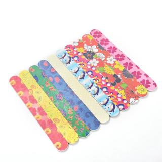 {New} 10 Cái / lốc Chà Nhám Đệm Đánh Bóng Làm Móng Tay Acrylic Gel Móng Tay Nghệ Thuật Tập Tin Dụng Cụ {CC}