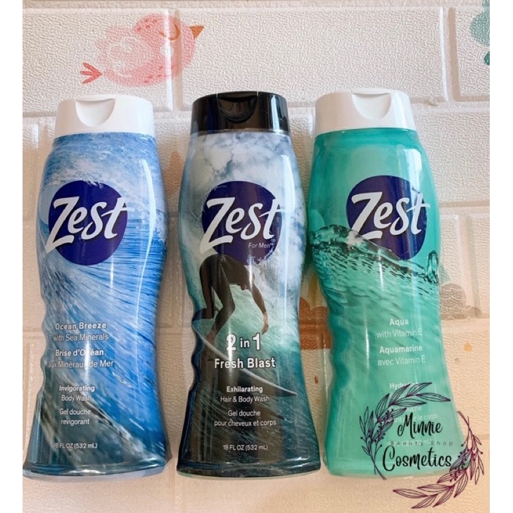 Sữa tắm Zest các mùi