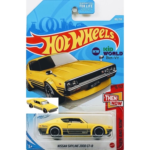 Xe mô hình Hot Wheels basic Nissan Skyline 2000 GT-R GTB39.