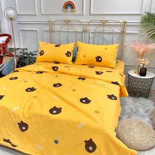 Set cotton chăn trần cực thích