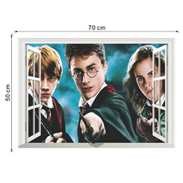 Decal trang trí cửa sổ Harry Potter