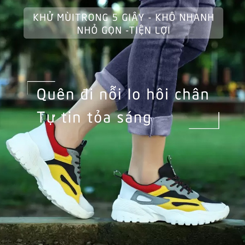 Xịt khử mùi giày Freeme Hàn Quốc cho nam nữ chống hôi chân và khử khuẩn hiệu quả 24h chuyên dùng cho giầy dép tất KMG01