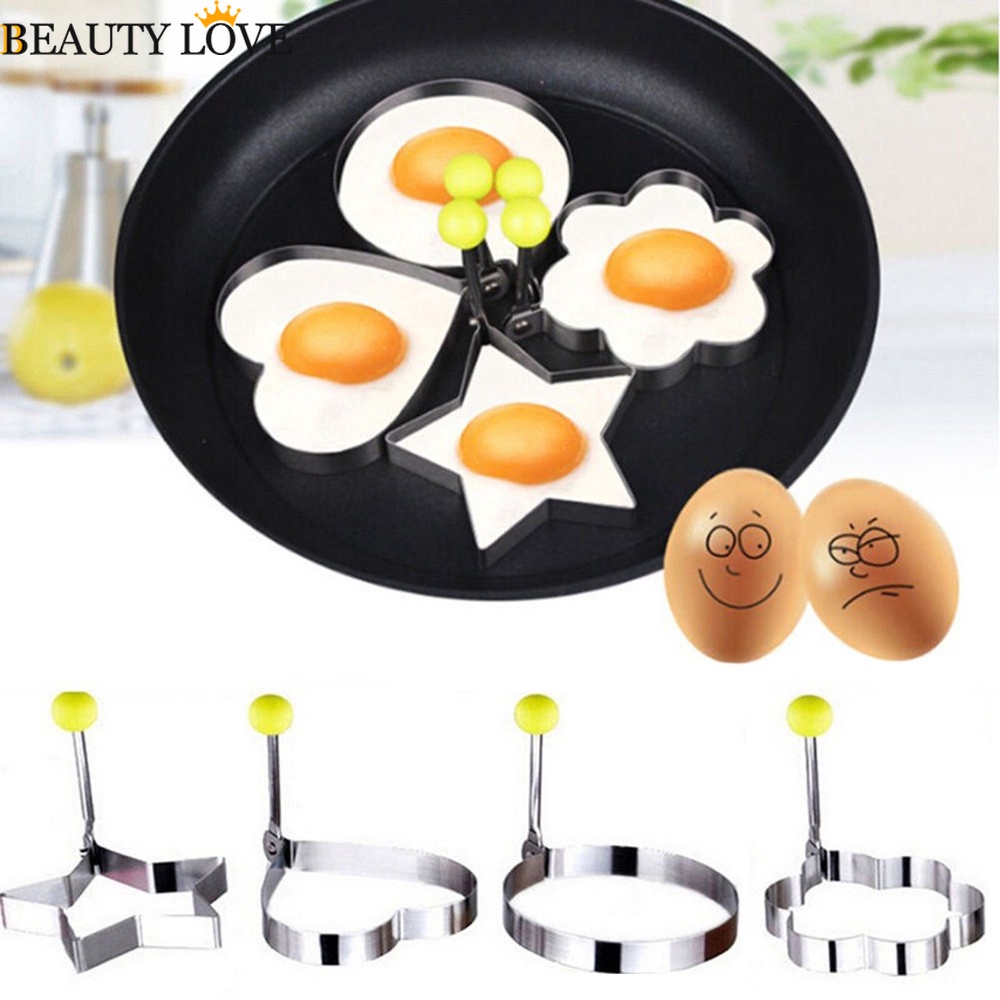 Dụng Cụ Nấu Ăn Bằng Thép Không Gỉ. Mô Hình Trứng Chiên. Khuôn Làm Bánh Kếp