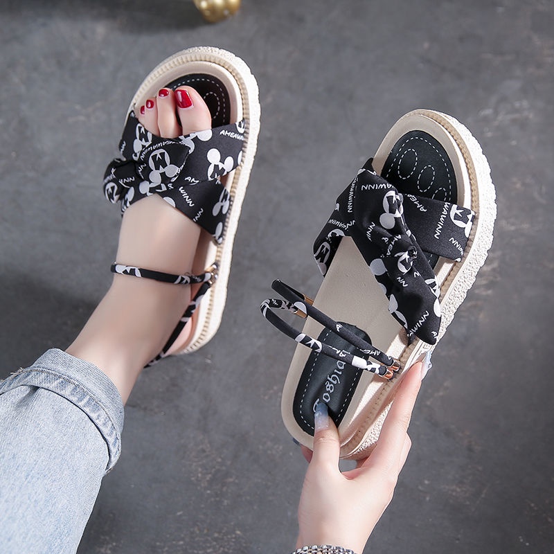 Xăng đan Đế Dày Thời Trang Mùa Hè Dành Cho Nữ 2022