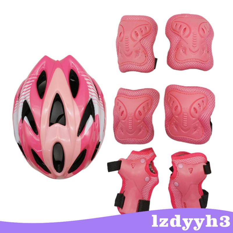 Set 7 Miếng Đệm Bảo Vệ Đầu Gối / Khuỷu Tay / Trượt Ván Dành Cho Trẻ Em Lzdyyh3