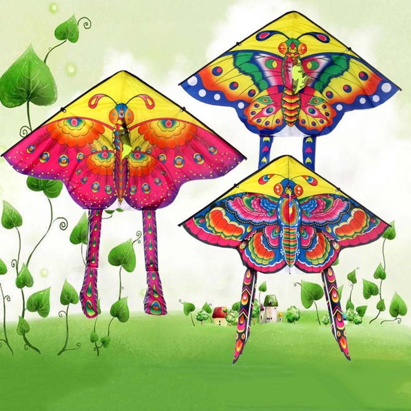 Diều Hình Bướm Nhiều Màu Sắc 90 * 50CM