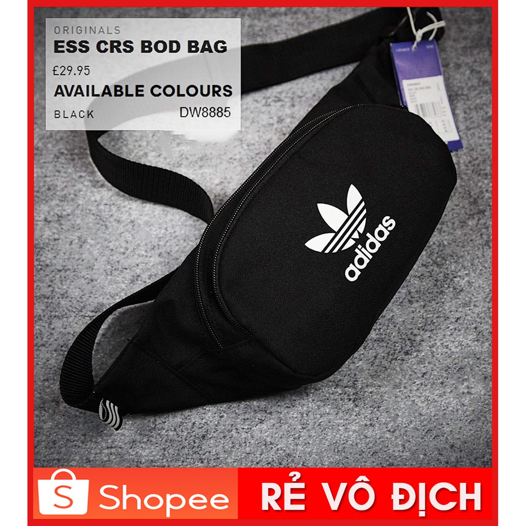 ⚡️  Túi đeo chéo Adidas ORIGINALS ESSENTIAL CROSSBODY BAG - BACK DV2400  - CAM KẾT CHẤT LƯỢNG NHẤT