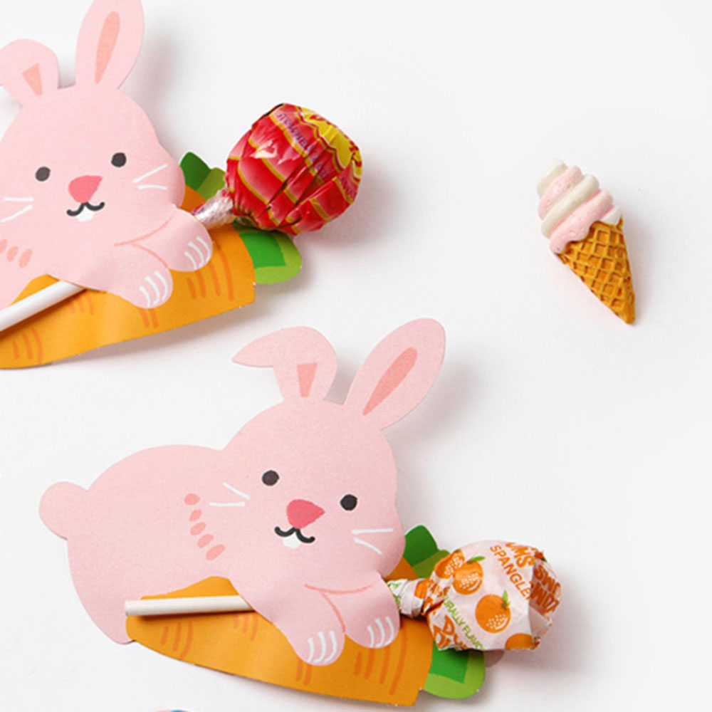 Thẻ Kẹo Tự Làm Hình Động Vật Dễ Thương