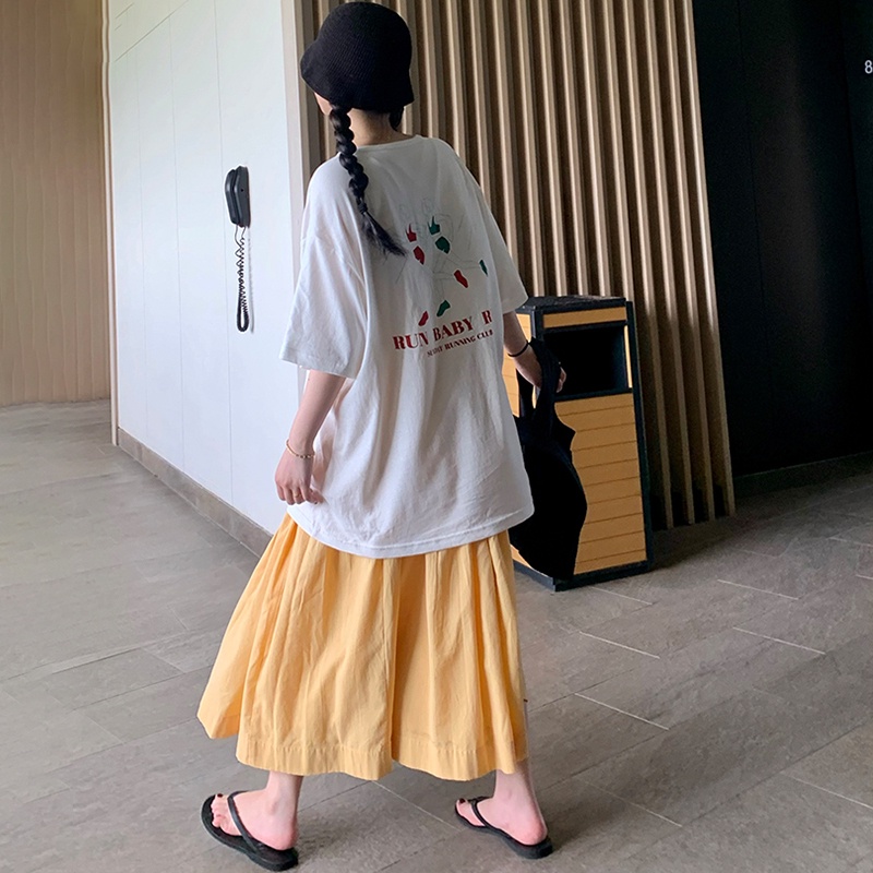 NRVP Áo Thun Cotton Tay Ngắn Cổ Tròn Màu Trơn Thời Trang Dành Cho Nữ