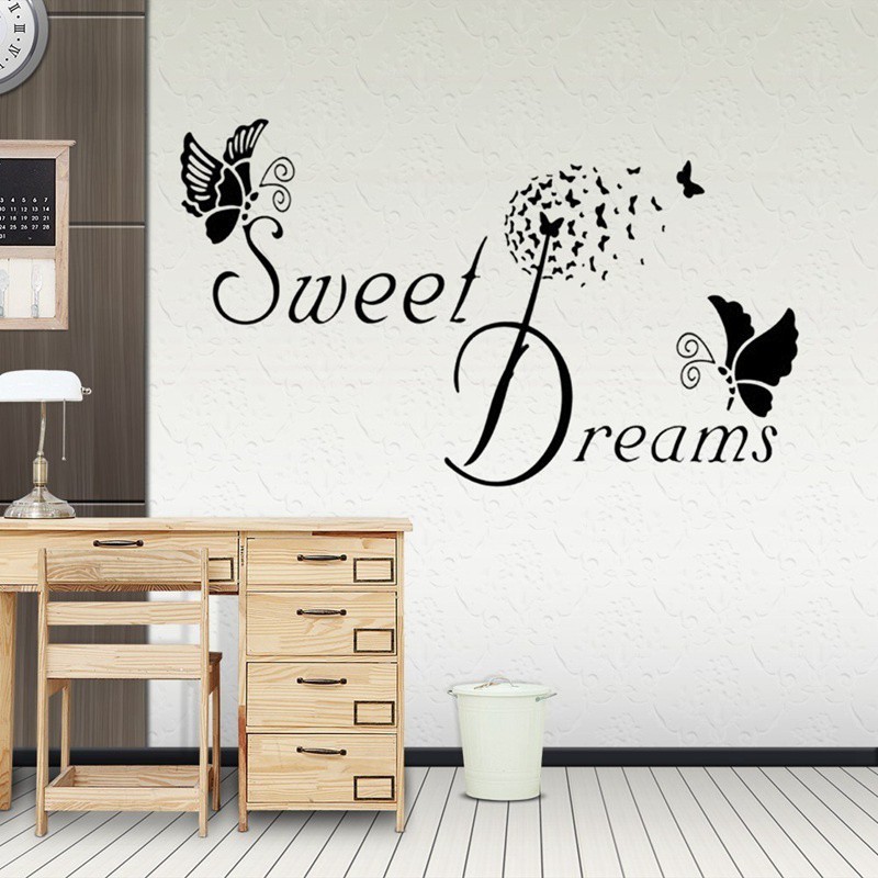 Decal dán tường châm ngôn về tình yêu lãng mạn