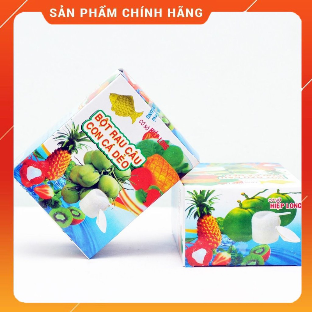 💥💧[SIÊU HOT]💥💧 BỘT RAU CÂU CON CÁ DẺO HỘP 12 Gói [GIÁ RẺ]💥💧