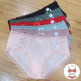 Combo 5 quần lót satanh lụa ren lạnh cao cấp