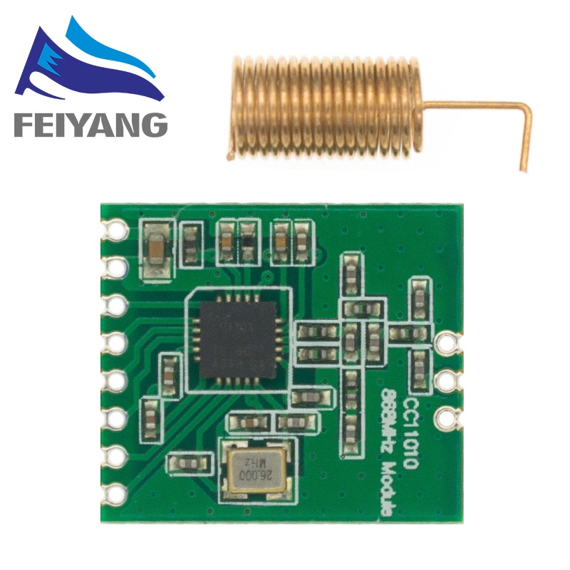Mô Đun Truyền Tín Hiệu Khoảng Cách CC1101 868MHZ Giao Diện SPI Cho FSK GFSK ASK OOK MSK 64-byte