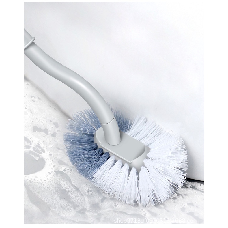 Bộ Cọ Chà Toilet Tay Cầm Dài Lông Mềm Đa Năng Phong Cách Nhật Bản