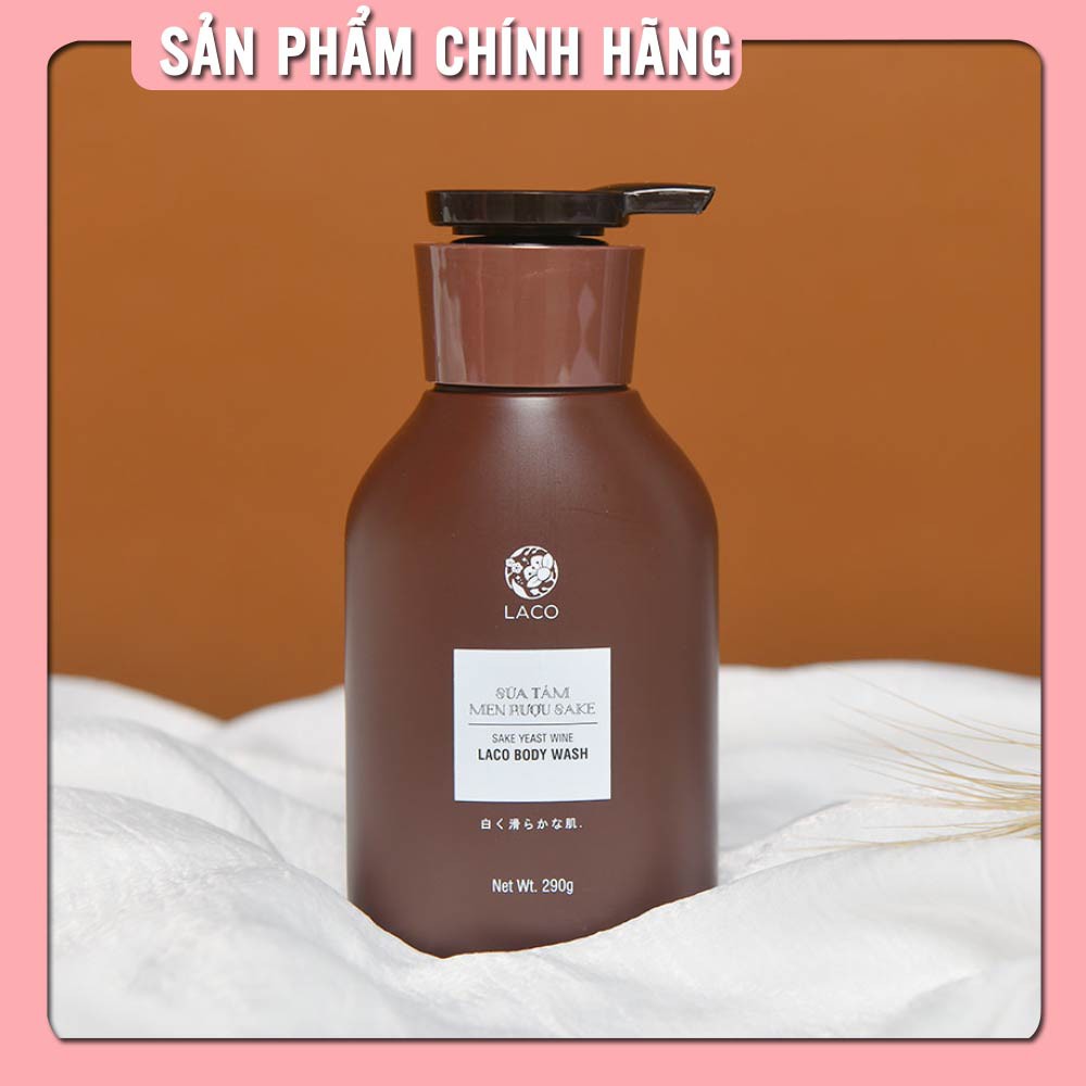 Sữa tắm trắng da men SAKE dưỡng trắng, làm mịn, nhả nắng, đều màu da,thâm mụn