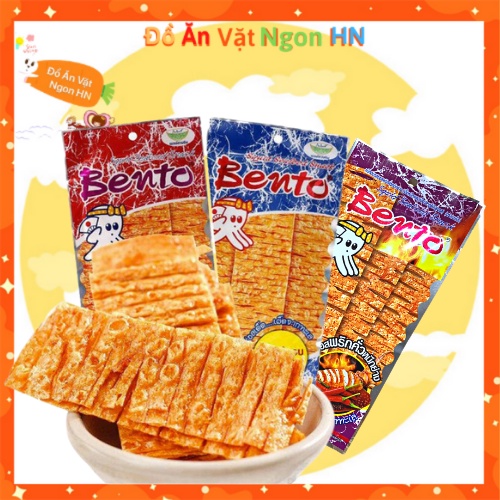 Mực bento thái lan đồ ăn vặt cay loại xanh và đỏ cay và cay vừa giá rẻ