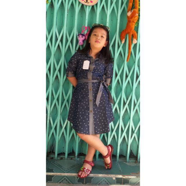 Đầm sơmi sise 8 cho bé từ 29kg đến 32kg