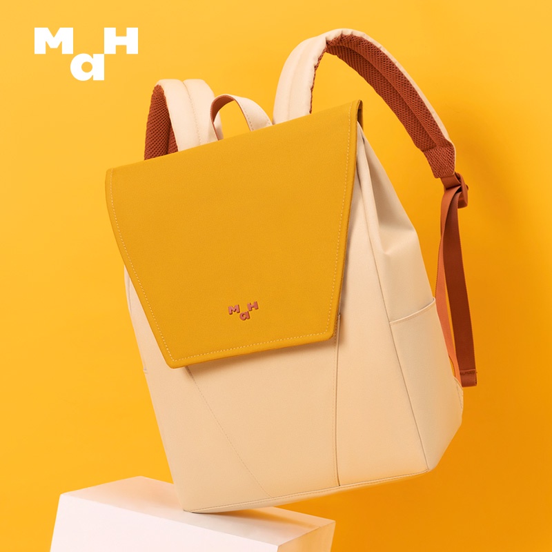 MAH YOUNG Ba lô máy tính xách tay chống nước thiết kế cổ điển trẻ trung