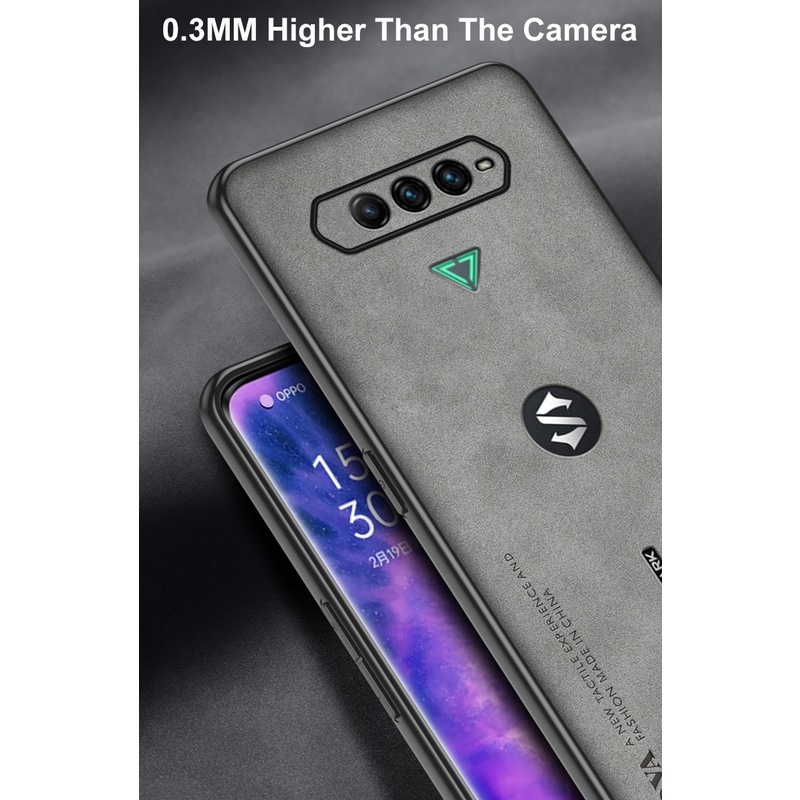 Bao Da Điện Thoại pu Chống Sốc Phong Cách vintage Cho xiaomi black shark 4 5 3 3s 4s pro Ốp