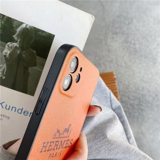 Ốp điện thoại in hình Hermes màu cam cho Iphone 11PMax 11 7 8 plus X Xs Xr Xs Max Se 12 12pro 12ProMax 13 13Pro 13Promax