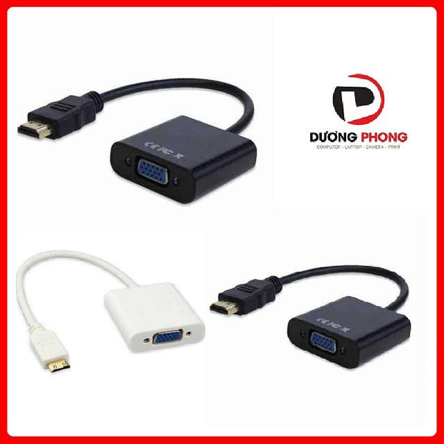 Cáp chuyển đổi HDMI sang VGA - Loại thường