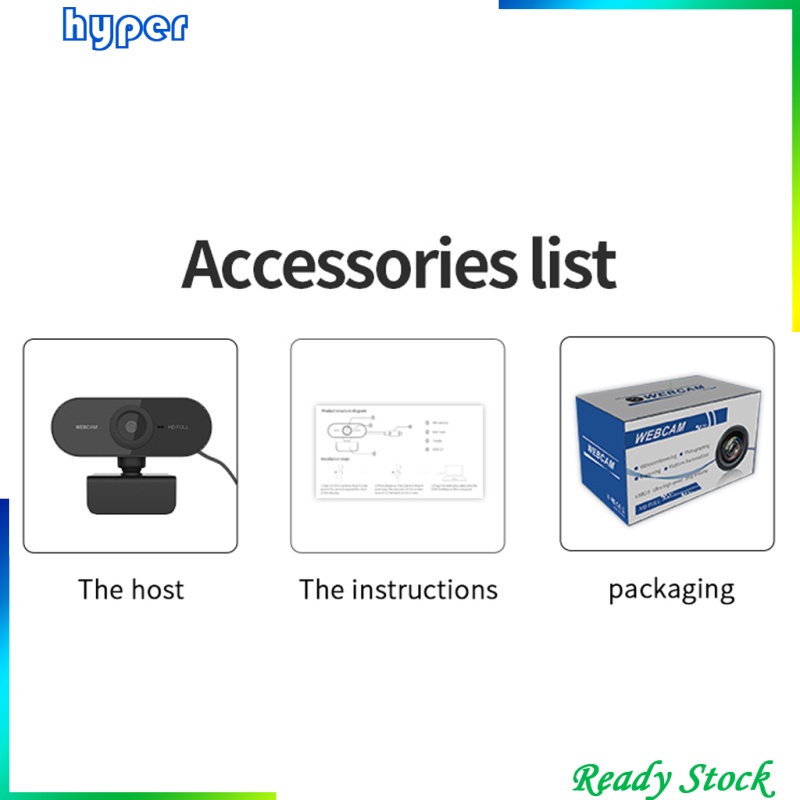 Set 2 Webcam Hd Có Thể Xoay Được Cho Pc Laptop | BigBuy360 - bigbuy360.vn