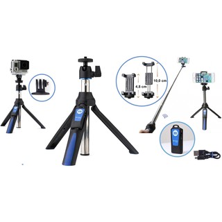 Gậy Selfie Tripod Benro BK10 + Remote Bluetooth Mini