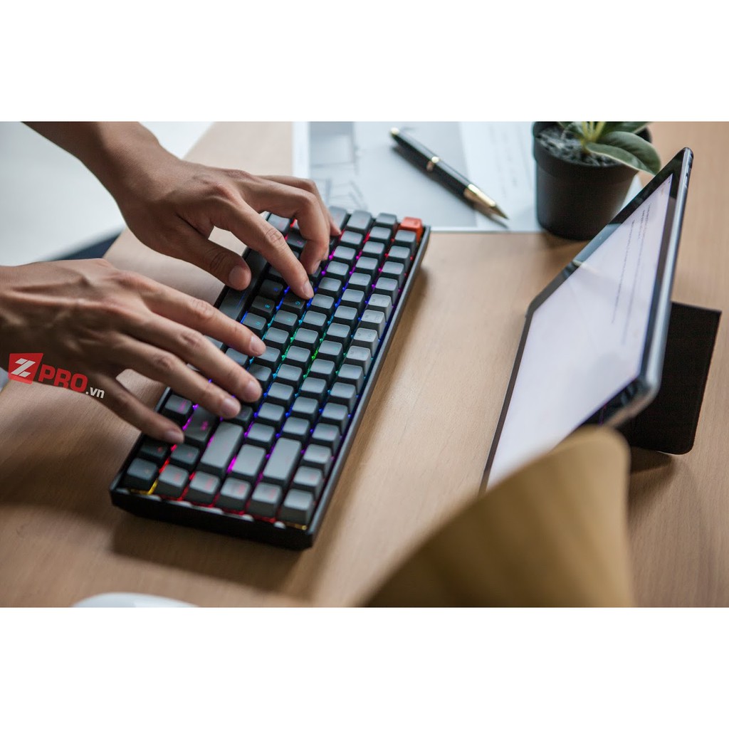 Bàn phím cơ Keychron K2 RGB Light - Aluminum | BigBuy360 - bigbuy360.vn