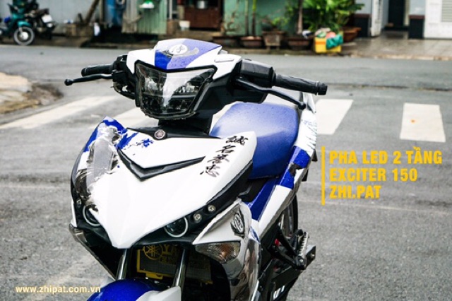 pha lét 2 tầng zhipat lắp cho xe máy exciter 150