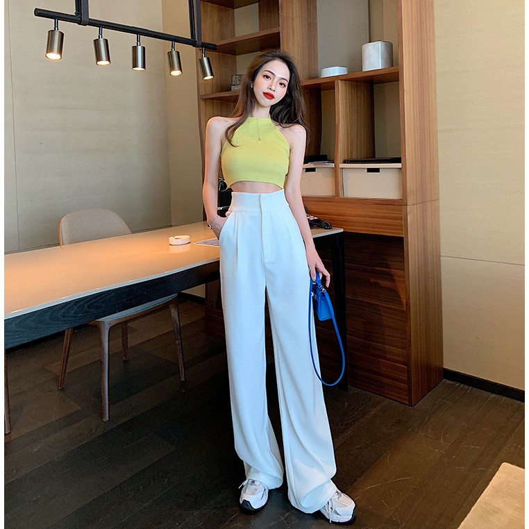 (SẴN ÁO) SET ÁO ỐNG QUẦN TÂY ỐNG SUÔNG NỮ ULZZANG | BigBuy360 - bigbuy360.vn