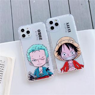 One Piece Monkey D. Luffy Roronoa Zoro Cartoon case Cute protective shell iphone soft cover soft or hard case  iphone 6 Plus 6S Plus 7Plus 8Plus X XR XS Max iphone 11 pro Max