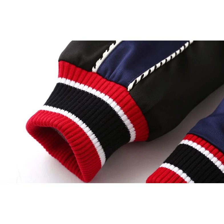 Áo khoác bomber thêu, áo bomber thêu 2 lớp cực chất