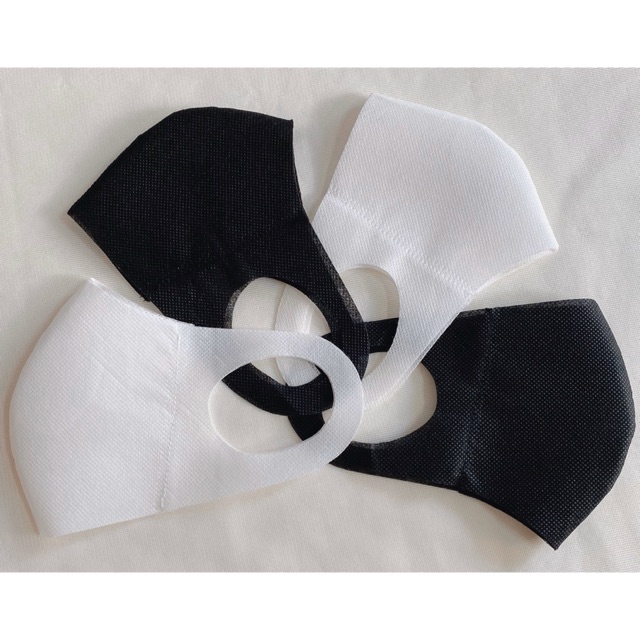 set 5-10 cái khẩu trang vải không dệt 3 lớp lọc khí chống bụi giặc tái sử dụng được nhiều lần