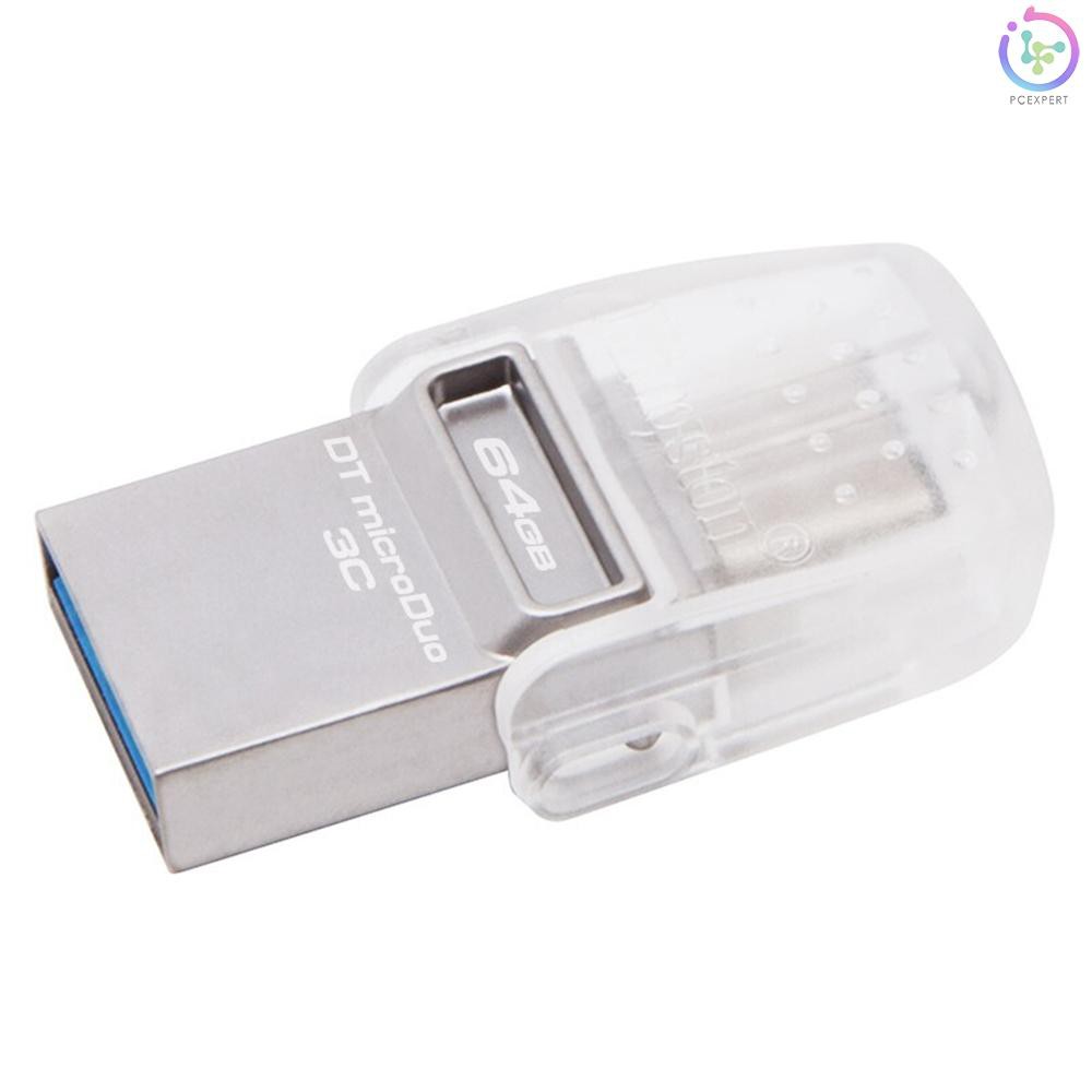 Đầu Đọc Thẻ Nhớ Pcer Kingston 3c 64gb Usb3.1 Type-C Otg Cho Macbook 12/13