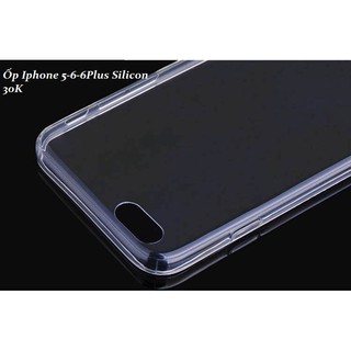 Ốp Iphone 5/6/6plus/7/7plus Silicon Trong Suốt